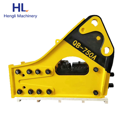HL75 tipo del top de 6 toneladas menos triturador hidráulico del excavador del fracaso del excavador del martillo hidráulico pesado soosan del enchufe