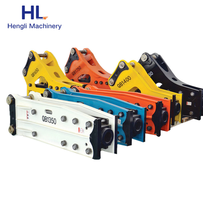 Vida durable HL125 que mina recambios todo el triturador hidráulico del martillo de la piedra concreta resistente de la roca del excavador de la serie