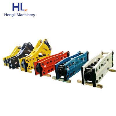 Martillo hidráulico del triturador del OEM HL175 para el cargador del buey de la resbalón