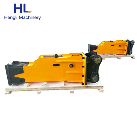 HL53 excavador Hydraulic Breaker Rock que rompe el tipo del silencio de la caja de las máquinas